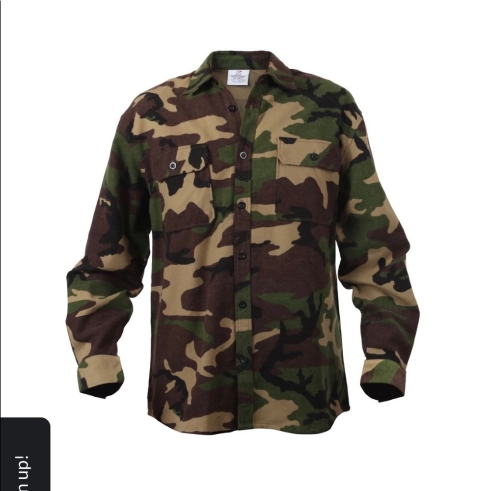 ROTHCO heavyweight camo fleece XL